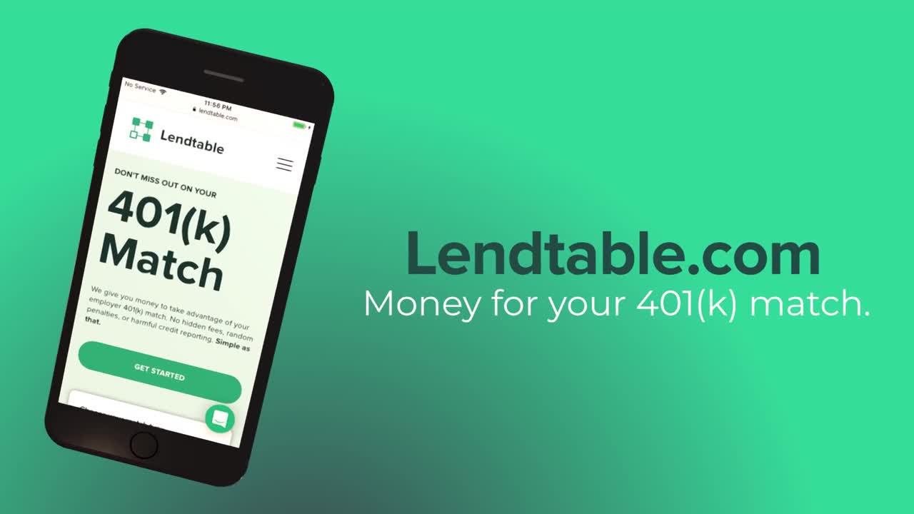 Lendtable cover
