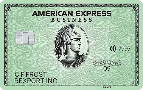 Business Green Rewards Card cover