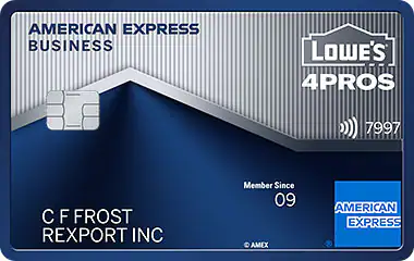 Lowe's Business Rewards Card cover